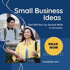 hussletips college business ideas